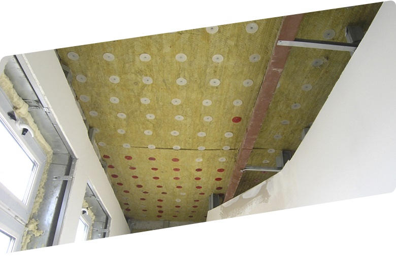 Шумоизоляция потолка в квартире — монтаж под натяжной потолок