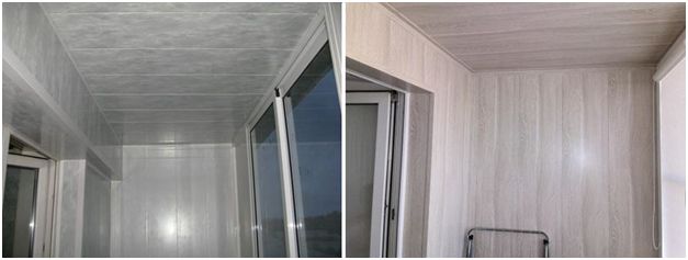 ПВХ-панели в интерьере балкона